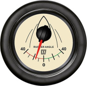 Vetus RUDDN - Индикатор положения руля, крем., 12/24 В, монт.отв. Ø 100 мм (без датчика)