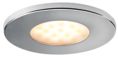 Osculati 13.444.02 - Встраиваемый круглый LED светильник Aruba 12/24В 3Вт 193Лм белый свет c выключателем