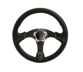 Vetus SWNOC35 Steering wheel NOCTIS, black with chrome inserts, Ø 350 mm