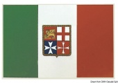Osculati 35.452.80 - Самоклеящийся флаг Италии с гербом Торгового Флота 11 х 16 см 