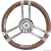 Рулевое колесо Magnifico из нержавеющей стали со спицами овального профиля Ø 350 мм