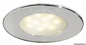 Osculati 13.447.01 - Встраиваемый светодиодный светильник Atria, 12/24В, зеркальная полировка 