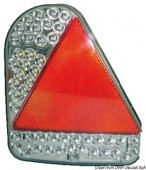 Osculati 02.021.25 - Светодиодный задний фонарь с треугольным светоотражателем DX 