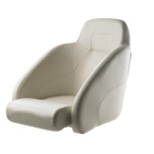 Vetus CHFUS QUEEN Helm seat with flip-up squab, grey white
