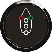Osculati 27.320.38 - Контроллер навигации черный / черный 
