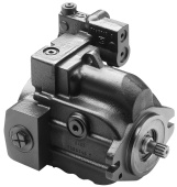 Vetus HT1017SD2 Variably adjustable piston pump, 45 cm³, right handed, SAE-B flange, side connection