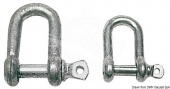 Osculati 08.320.16 - Такелажные скобы из оцинкованной стали 16 мм 