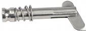 Osculati 46.116.31-S - Штифт для U-болтов поддерживания тента со сгибающейся шпонкой 20 мм Ø6 мм из нержавейки 2 шт в блистере Osculati