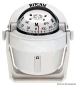 Osculati 25.081.22 - Компас RITCHIE Explorer 2''3/4 (70 мм) с компенсаторами и подсветкой, На кронштейне, Белый-белый 