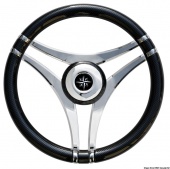 Osculati 45.141.04 - Рулевое колесо Impact со спицами из нержавеющей стали Ø 350 мм Carbon look
 
