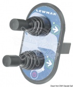 Osculati 02.045.04 - Сдвоенный манипулятор для носового и кормового подруливающих устройств LEWMAR (1 компл. по 1 шт.)
