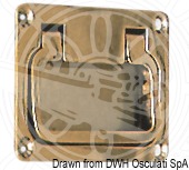 Osculati 32.214.02 - Flush handle 60x90 мм (1 компл. по 1 шт.)
