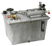 Vetus HT1010 Aluminium hydraulic tank 70 L, incl. HT1013 valve, filter, temp. gauge, connections and manifold