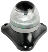 Osculati 11.061.02 - Круговой светодиодный огонь Sphera II 360° 12 / 24 В 2 Вт 82,5 x 65,5 мм красного цвета с корпусом из чёрного пластика