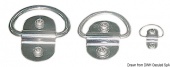Osculati 39.868.03 - Обушки откидные из нержавеющей стали с полукольцом 68 мм 
