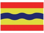Флаг провинции Оверэйсел королевства Нидерландов