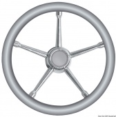 Osculati 45.135.02 - Полиуретановый руль серый / SS 350 мм 