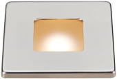 Osculati 13.490.12 - Встраиваемый LED светильник Bos 12/24В 2Вт 170/40Лм белый + красный свет c выключателем