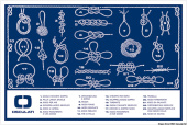 Osculati 35.452.91 - Информационные наклейки «Часто используемые морские узлы» 240х160мм