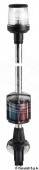 Osculati 11.166.01 - Мачта Classic комбинированная из нержавеющей стали, с огнем, 100 см, черная, врезное крепление 