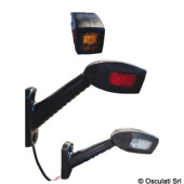 Osculati 02.022.24 - Левый красный, оранжевый, белый свет LED 3 функции резиновый корпус