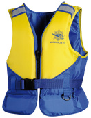 Osculati 22.476.01 - Страховочный жилет подростковый Aqua Sailor 50 Н 25 - 40 кг жёлтый/синий 