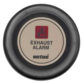 Vetus XHI12W Dashboard instrument for exhaust temperature alarm 12 V, cream (excl. sensor)