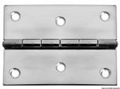 Osculati 38.467.85 - Петли толщиной 1,3 мм из полированной нержавеющей стали, 75x75 мм 