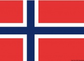 Osculati 35.432.02 - Флаг Норвегии гостевой 30 х 45 см 