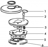 Osculati 68.955.04 - Кольцо удерживающее пружинное (5) 