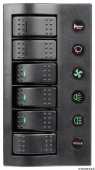 Osculati 14.860.06 -PCP Компактная электрическая панель с 6 переключателями 