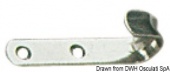 Osculati 58.528.00 - Цепная пластина из нержавеющей стали штуцер 15x1.5x6 мм 