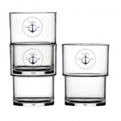 Штабелируемые стаканы Marine Business Sailor Soul ø 7 см высота 9 см (за 1 шт.)