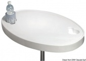 Osculati 48.417.90 - ABS овальный стол белый 77x51 см 