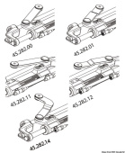 Osculati 45.282.14 - Гидравлический передний цилиндр UC128-OBF/3