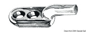 Крючок для любого использования из хромированной латуни 43x13x14 мм