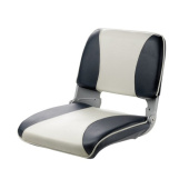 Vetus CHCBWB CREW Deluxe lightweight folding seat, cobalt blue and grey white