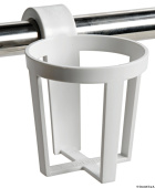 Osculati 48.430.08 - Универсальный пластмассовый подстаканник с креплением-защелкой для релингов 