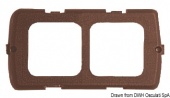 Osculati 14.668.02 - Двойной монтажный комплект коричневый 