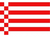 Флаг города Бремен Германия