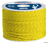 Osculati 06.420.03GI - Плетеный трос из полиэфира высокой прочности Желтый 3 мм (500 м.)