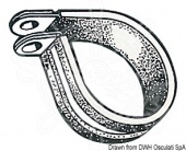 Osculati 18.024.65 - Крепежные скобы для кабеля/труб 65 мм  (10 шт.)