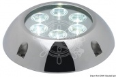 Osculati 13.284.01 - Подводный светильник для бортов, транца, транцевой площадки 6х3 Вт 12/24 В белый (1 компл. по 1 шт.)