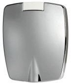Osculati 15.143.07BU - Палубный душ New Edge с кнопочной лейкой MIZAR стальным шлангом 4 м и стальной крышкой (10 штук)