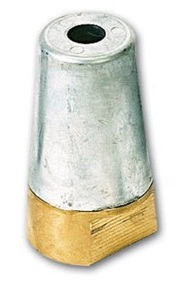 Концевик гребного вала латунный OES с цинковым анодом