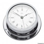 Osculati 28.360.01 - Кварцевые часы с будильником Barigo STAR Ø 110 мм, хромированные 