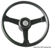 Рулевое колесо из черного пластика Ø 320 мм