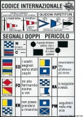 Osculati 35.452.93 - Таблица сигнальных внутренних вымпелов 16x24 см на итальянском 