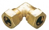 Osculati 17.410.20 - Фитинг латунный обжимной для медных труб с уплотнительным кольцом Угольник 10 мм 