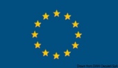 Osculati 35.440.02 - Флаг ЕС + Италия (малый) из полиэфирного флагдука 30 х 45 см 